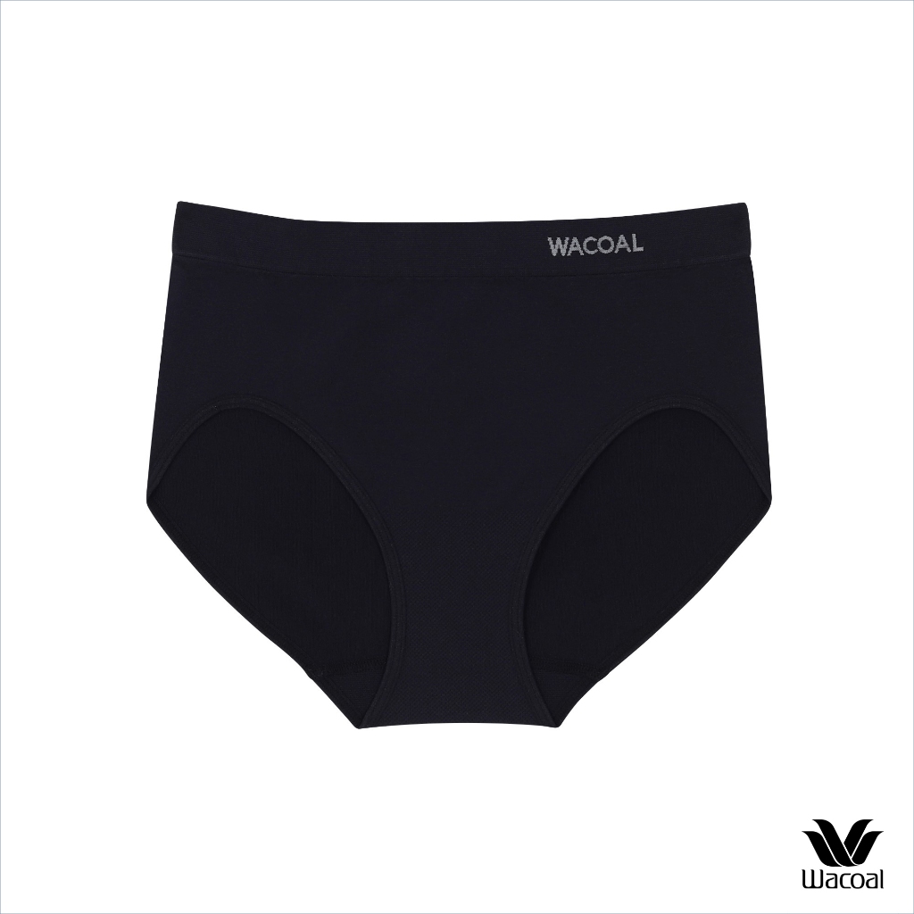 Wacoal Body Seamless Panty กางเกงในรุ่น WU3E03 สีดำ (BL)