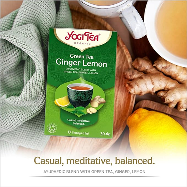Yogi Tea Green tea Ginger Lemon | ชาเขียว ขิง และเลมอน