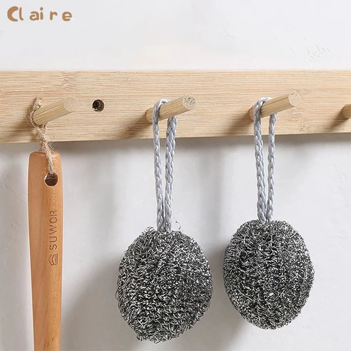 COD ฝอยขัดหม้อ ฝอยขัดเตาแก๊ส ใยขัดกระทะ ใยขัดแสตนเลส ทำความสะอาดง่าย Claire