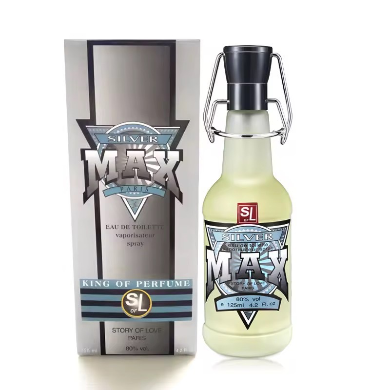 น้ำหอมผู้ชาย SIVER MAX PARIS EDT (125มล.) ทรงขวดเบียร์ กลิ่นหอม เหมาะกับผู้ชายแมนๆเท่ๆ ดึงดูด ติดทนนาน พร้อมส่ง
