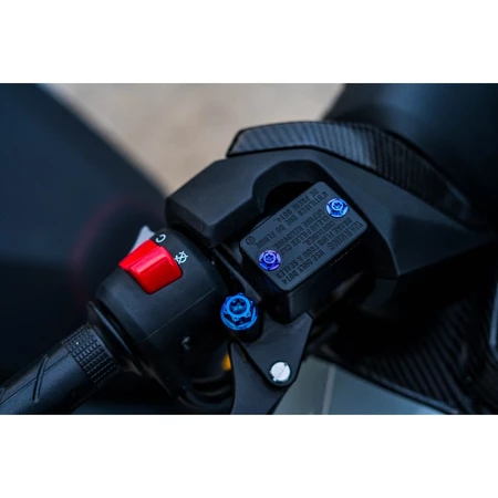 น็อตอุดกระจกหัวฟือง ไทเทเนียม Xmax , Forza , Pcx150-160 1ชุด=2ตัว