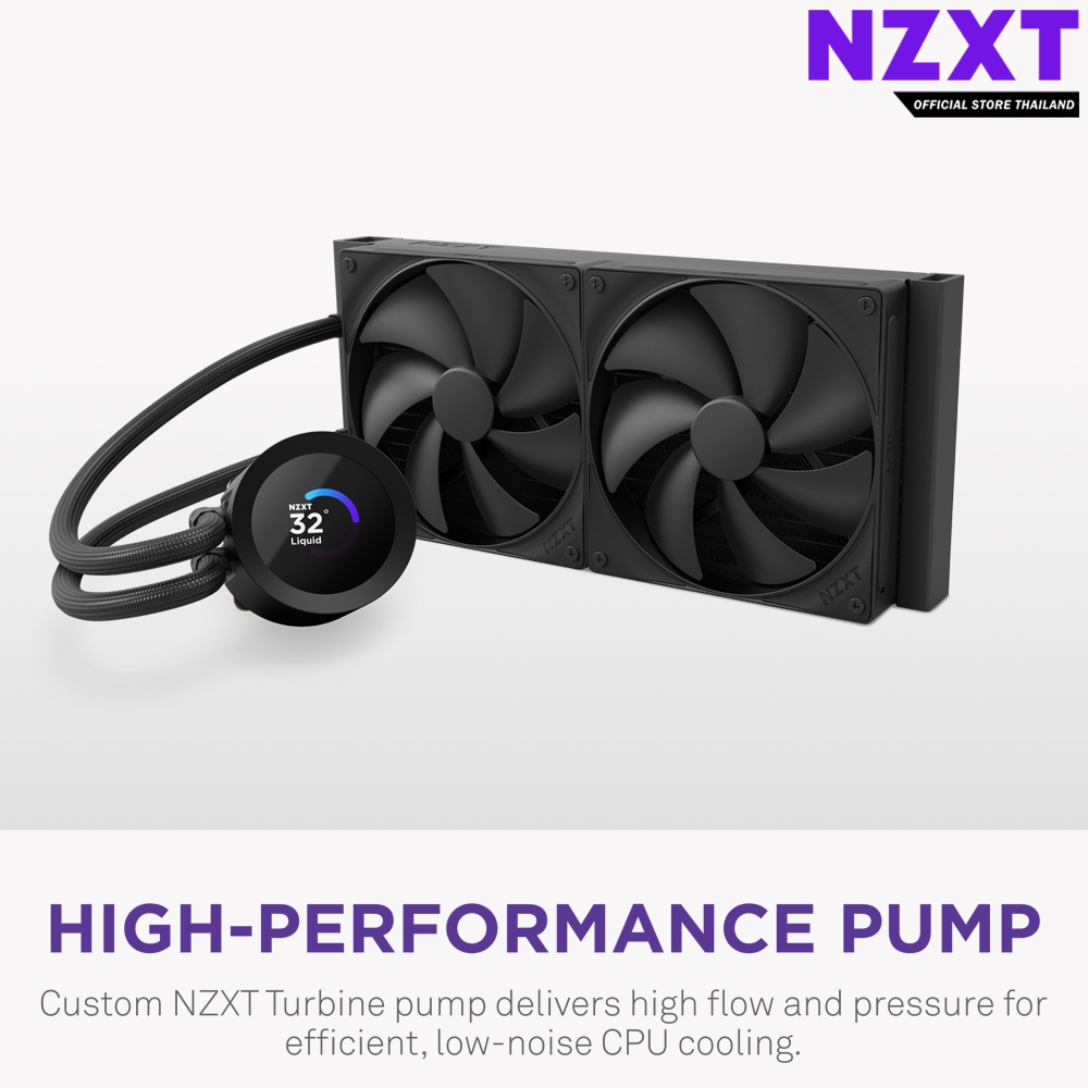 NZXT KRAKEN PLUS 240 BLACK : RL-KN240-B2