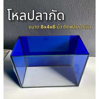 โหลปลากัด ขนาด 8x4x6นิ้ว กระจกหนา 3 มิลลิเมตร โหลปลากัด ตู้ปลาขนาดเล็ก (1ใบ)