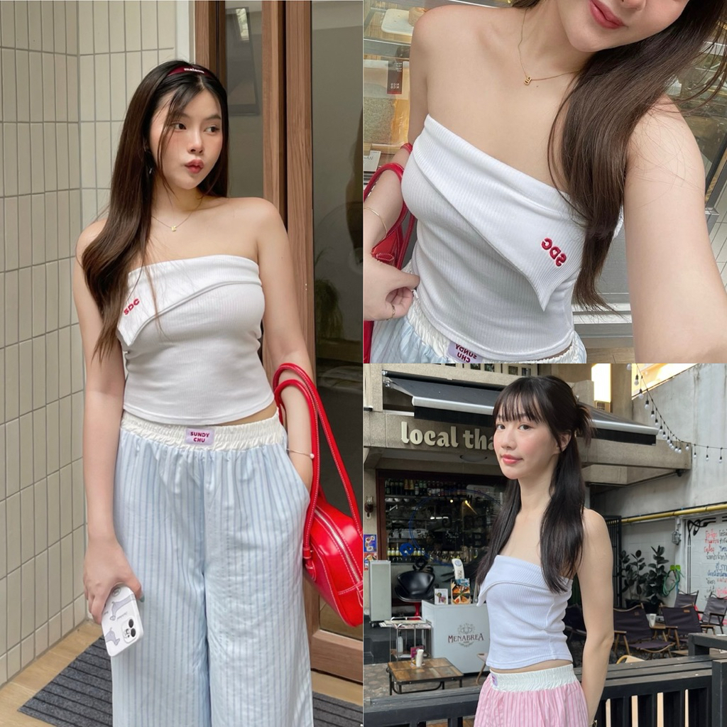 Honey top - เสื้อเกาะอกปัก sundychu