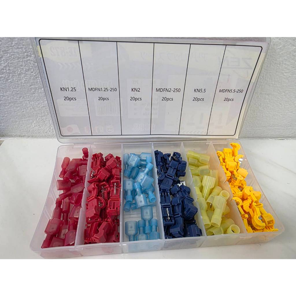 ZEN ตัวหนีบต่อสายไฟ ตัวต่อสายไฟ ตัวเชื่อมสายไฟ ยกกล่อง 120 ชิ้น ZE-872 ของแท้ สินค้าพร้อมส่ง