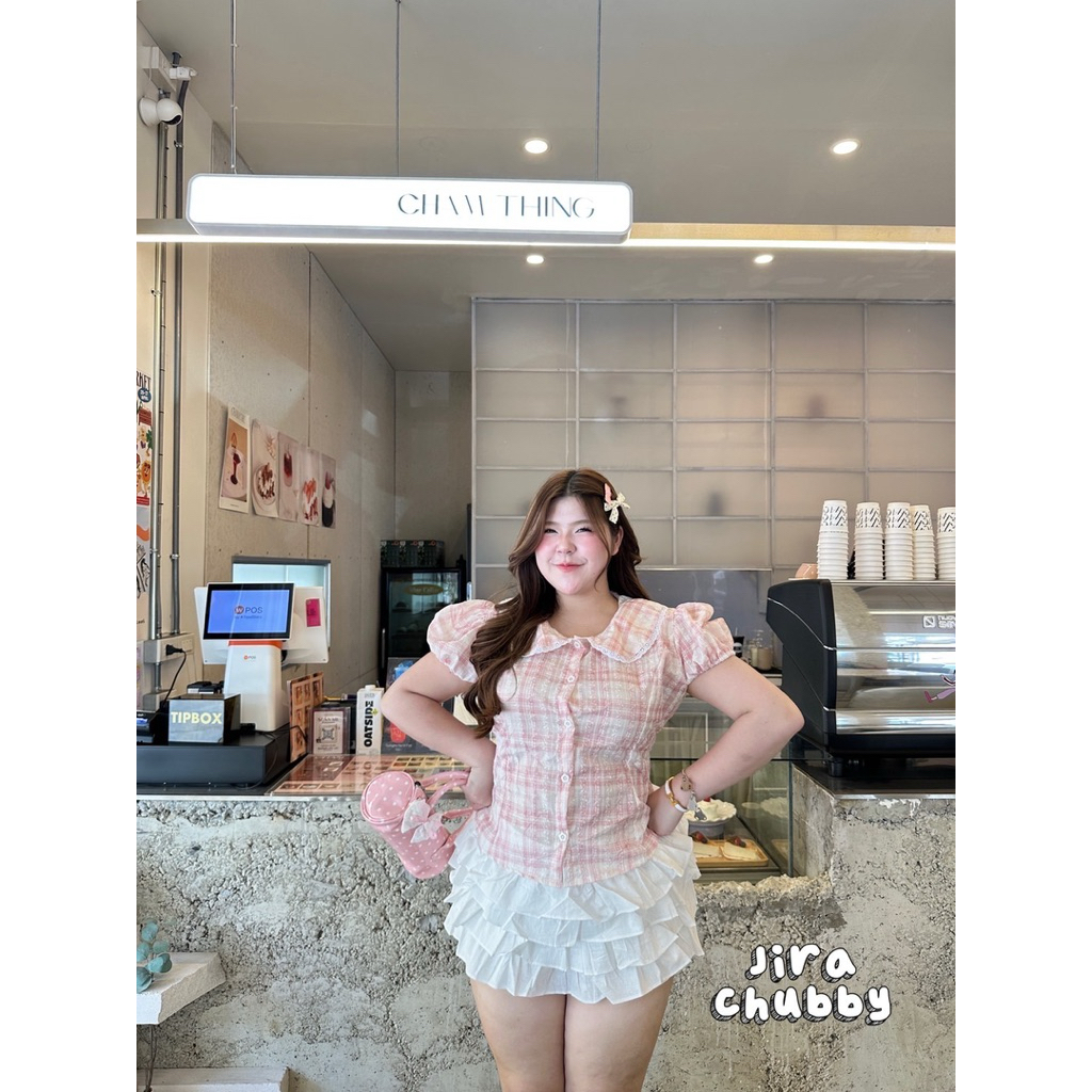 ✅ลดแรงโปรเปิดร้าน+ส่งฟรี✅ พร้อมส่งครบสี✅เสื้อคอบัวแต่งลูกไม้ มีเชือกพูกหลัง กระดุมถอดติดใช้งานได้จริง - รูปที่ 7