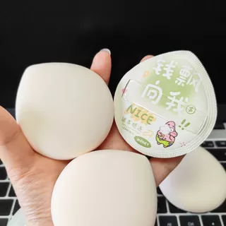 【กรุงเทพจัดส่งสินค้า】Cotton Candy Air Cushion แป้งพัฟ พัฟฟองน้ําแต่งหน้า พัฟรองพื้นแบบใช้คู่แบบแห้งและเปียกฟอง