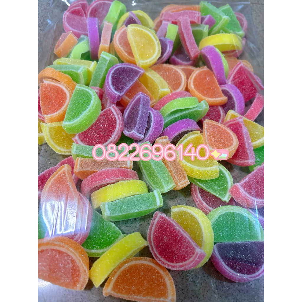 ว้าว🍉เยลลี่แตงโมคละสีถุงละ500กรัมค่ะ