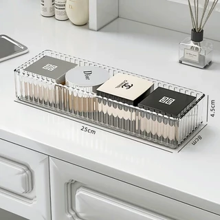 KiiKii Beauty กล่องใส่ของ จัดระเบียบ กล่องลิ้นชักพลาสติกใส ถาดใสของใส่ สําหรับเก็บเครื่องสําอาง