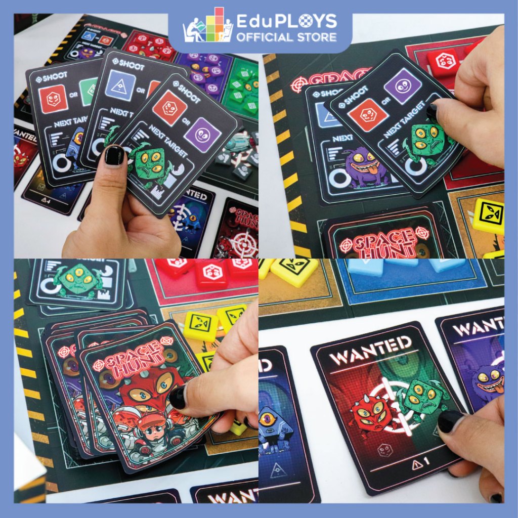 SPACE HUNT สเปซฮัน เกมวิเคราะห์สถานการณ์ ตามหาสัตว์ทดลอง (บอร์ดเกม เสริมทักษะการประเมินสถานการณ์ ความจำ) by EduPLOYS