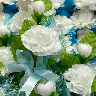 ดอกมะลิวันแม่ เข็มกลัดดอกมะลิวันแม่ พวงมาลัย💐