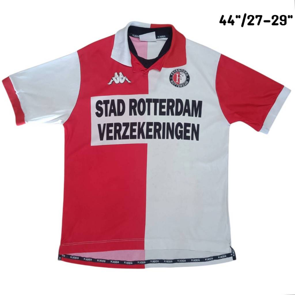 KAPPA 2000-2001 Feyenoord Rotterdam Holland JERSEY football Shirt size M  เสื้อบอล แกปป้า เฟเยนูด สี