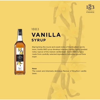 1883 น้ำเชื่อมกลิ่นวนิลลา | VANILLA SYRUP 1000 ml. (SKU 1716)
