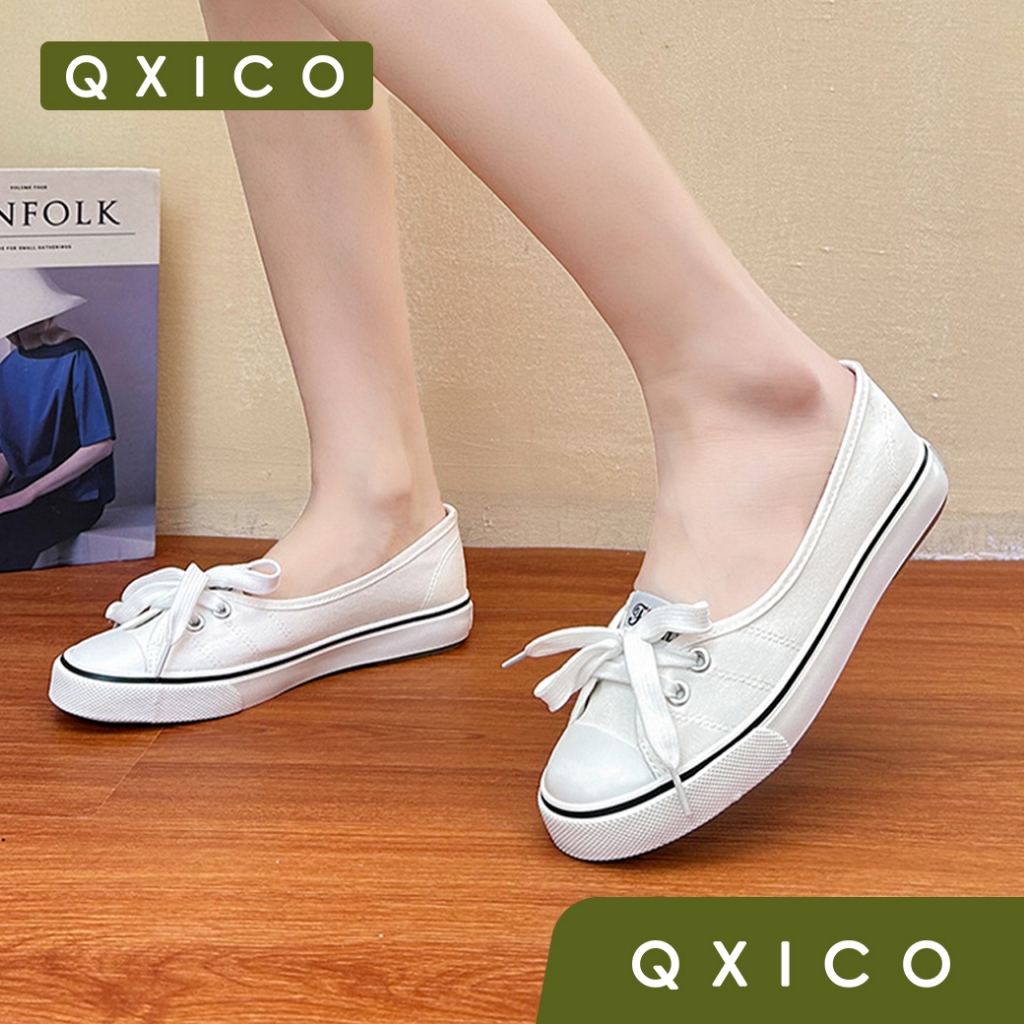 Qxico รุ่น QZ199 รองเท้าผ้าใบ ใหม่ล่าสุด น้ำหนักเบา ใส่สวย ใส่สบาย