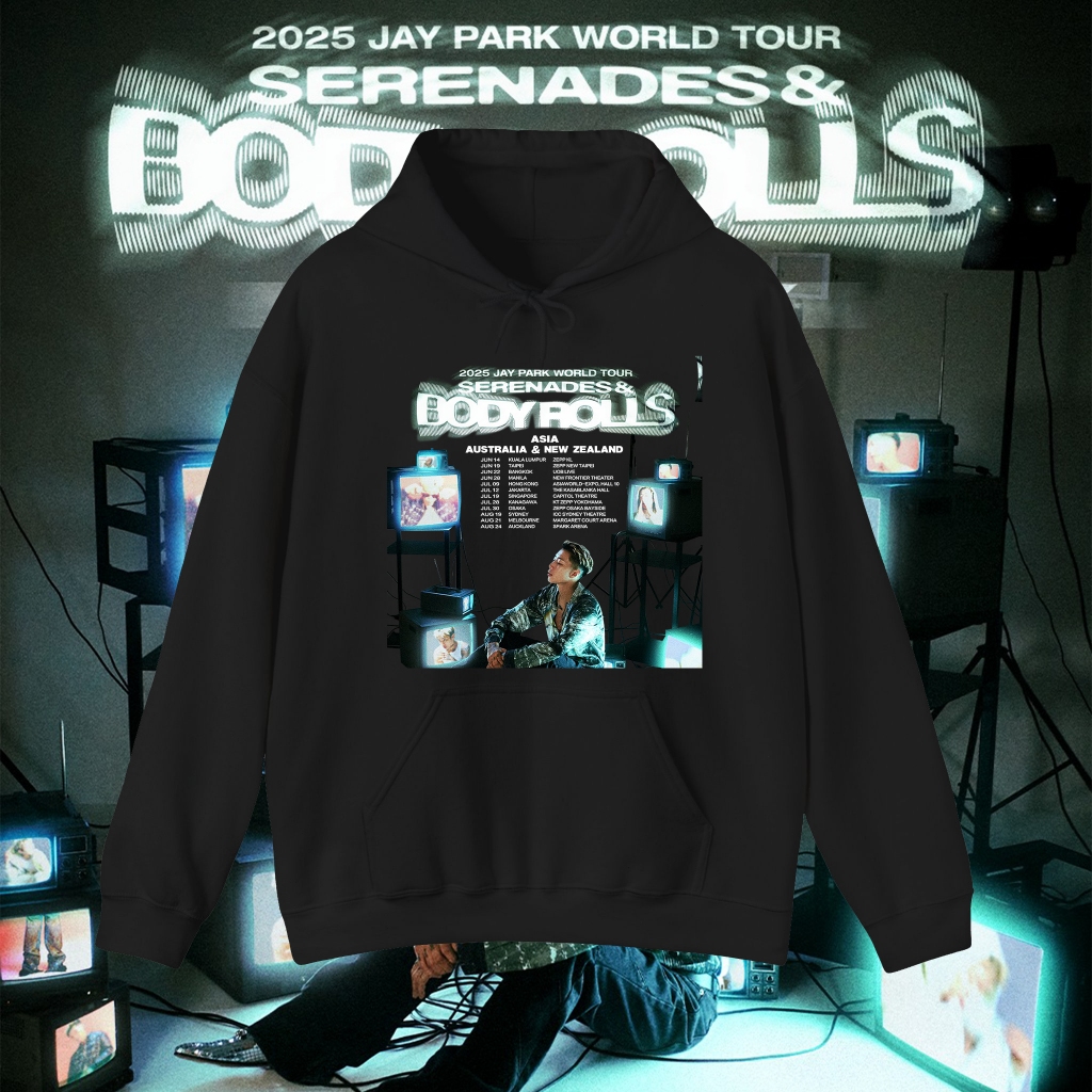2025 Jay Park Serenades & Body Rolls พิมพ์ Hoodie