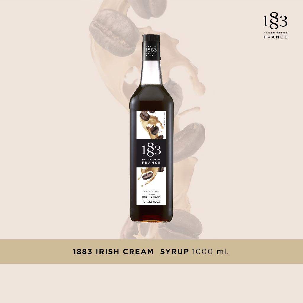 1883 Syrup น้ำเชื่อมกลิ่นไอริช ครีม 1000 มล. (1883 IRISH CREAM SYRUP 1000 ml.)