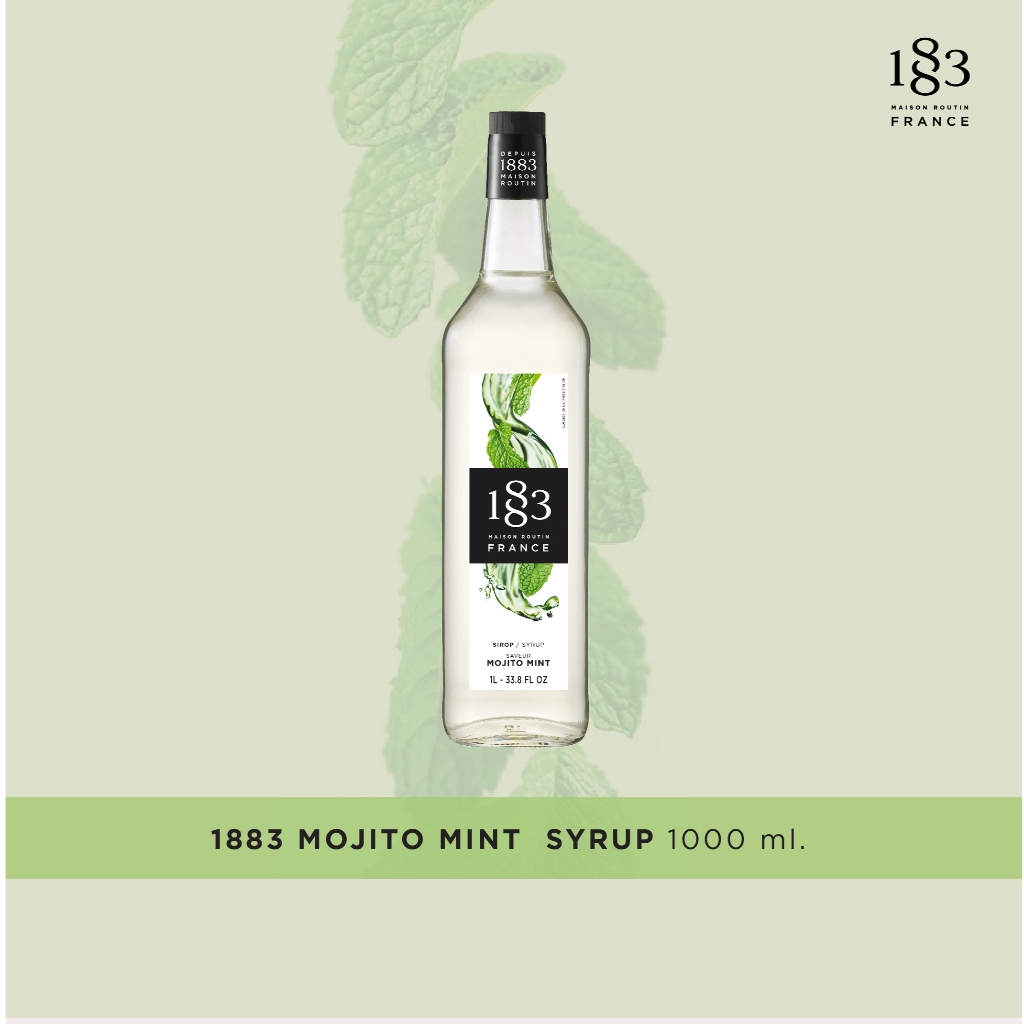 1883 Syrup น้ำเชื่อมกลิ่นโมฮิโต้ มิ้นท์ 1000 มล. (1883 MOJITO MINT SYRUP 1000 ml.)