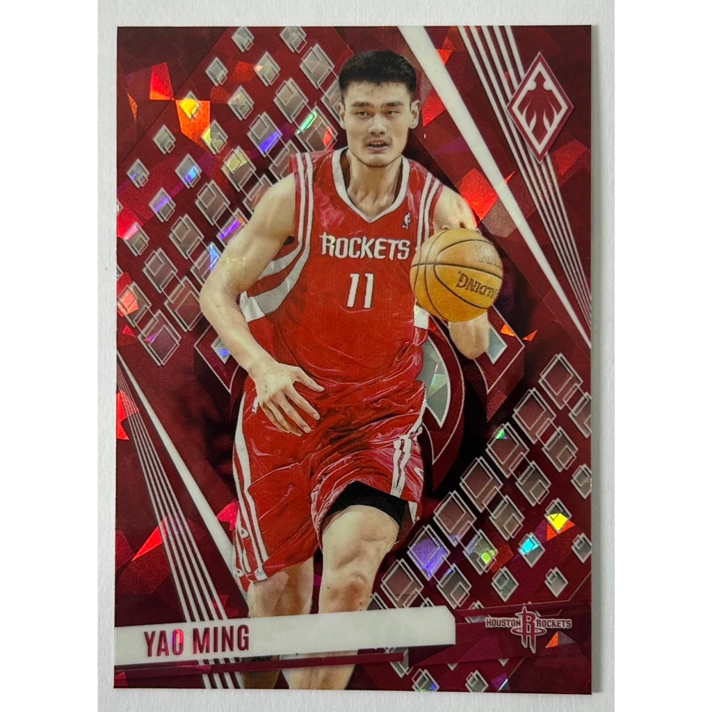 2023-24 Panini Phoenix {Red Ice}  #54 Yao Ming - Houston Rockets