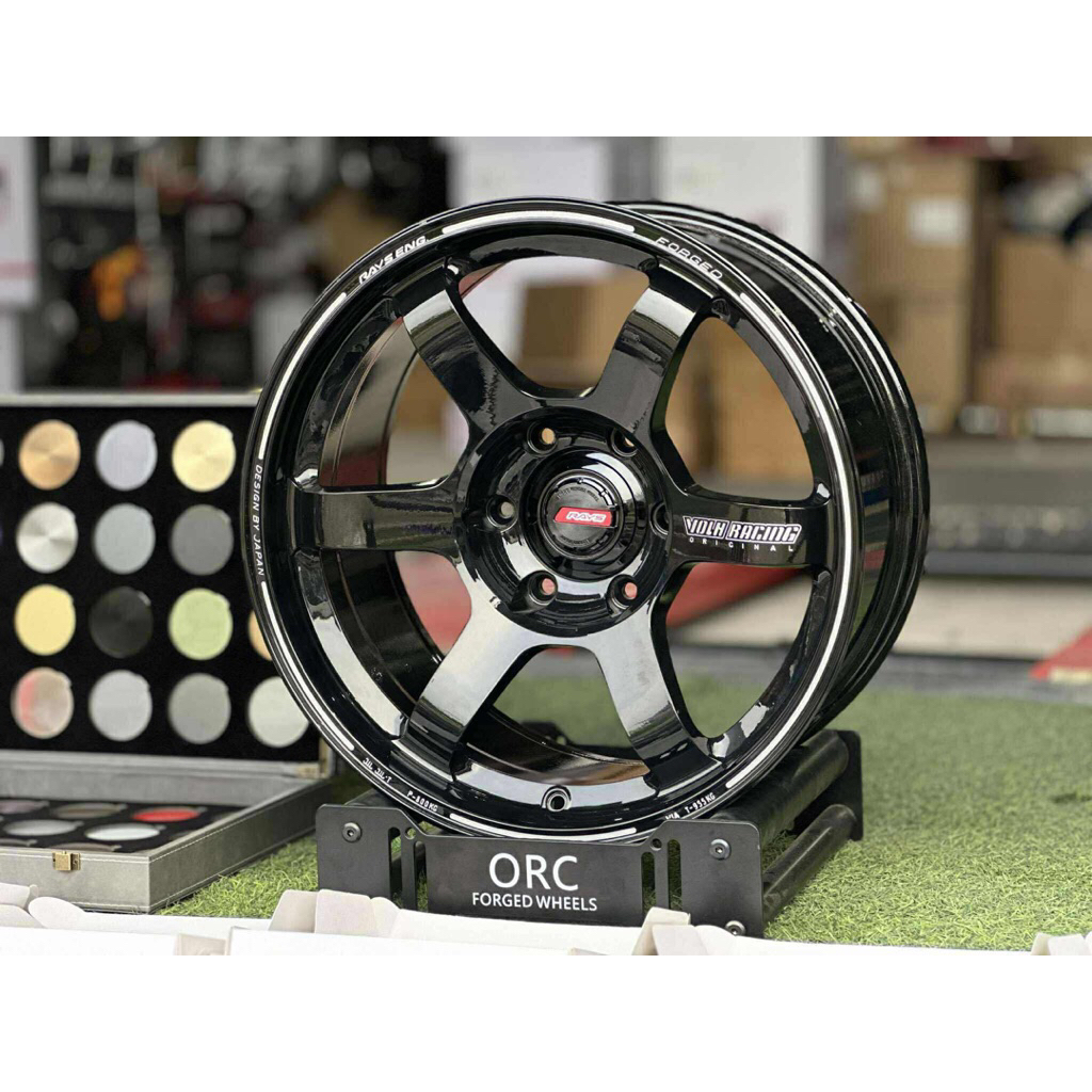 ล้อ TE37 SUV ขอบ18” สี Super Black