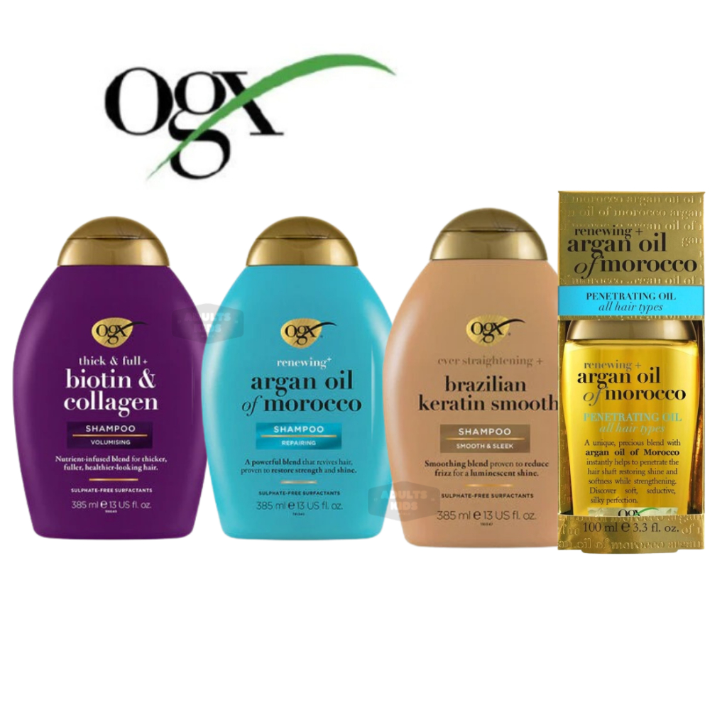 OGX โอจีเอ็กซ์ แชมพู oil ปราศจากซัลเฟต ขนาด 100 - 385 ml