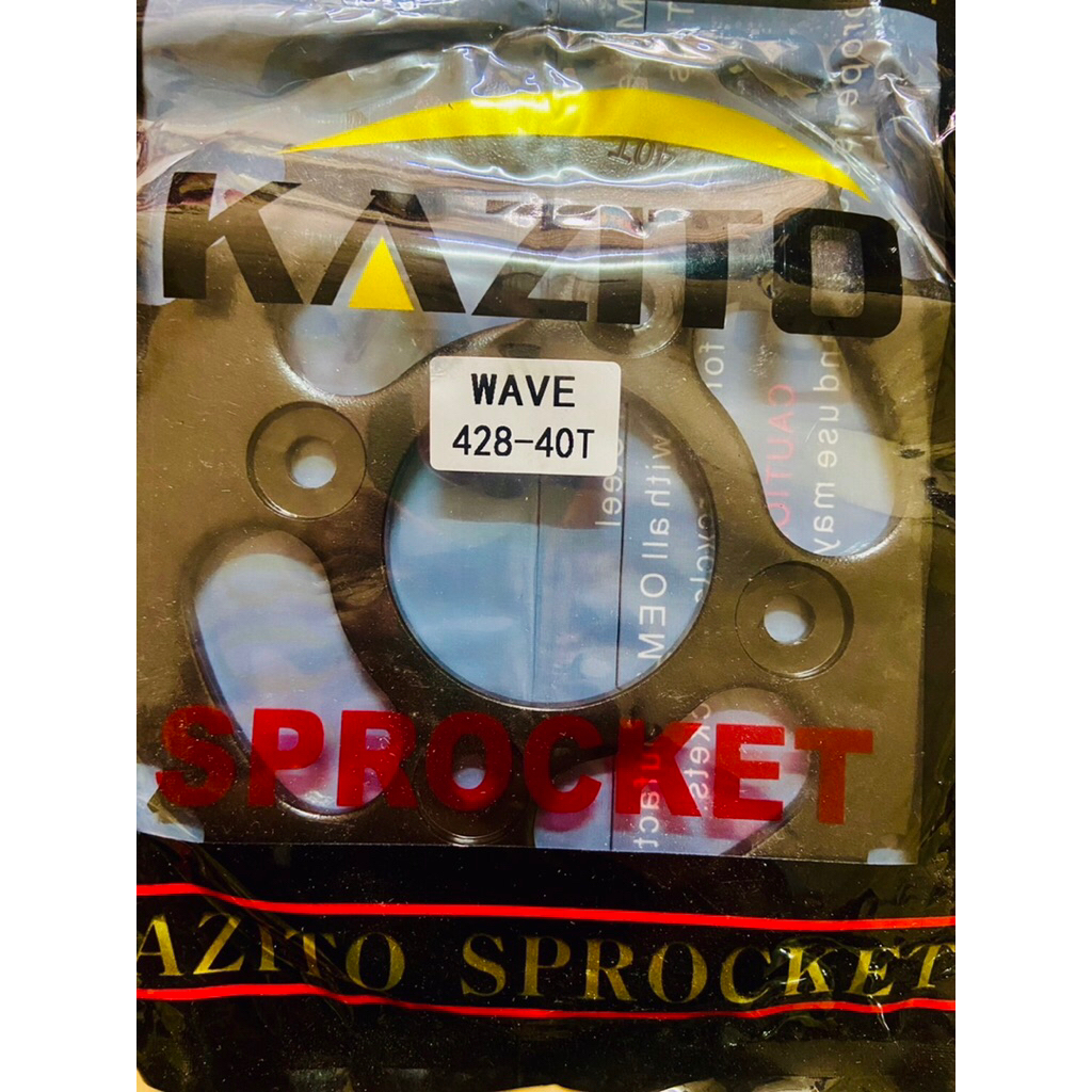 สเตอร์หลัง  428-40 WAVE100S U-BOX WAVE125 WAE125I รุ่นแรก-2017 WAVE110I รุ่นแรก-2018 MSX เวฟ110i เวฟ