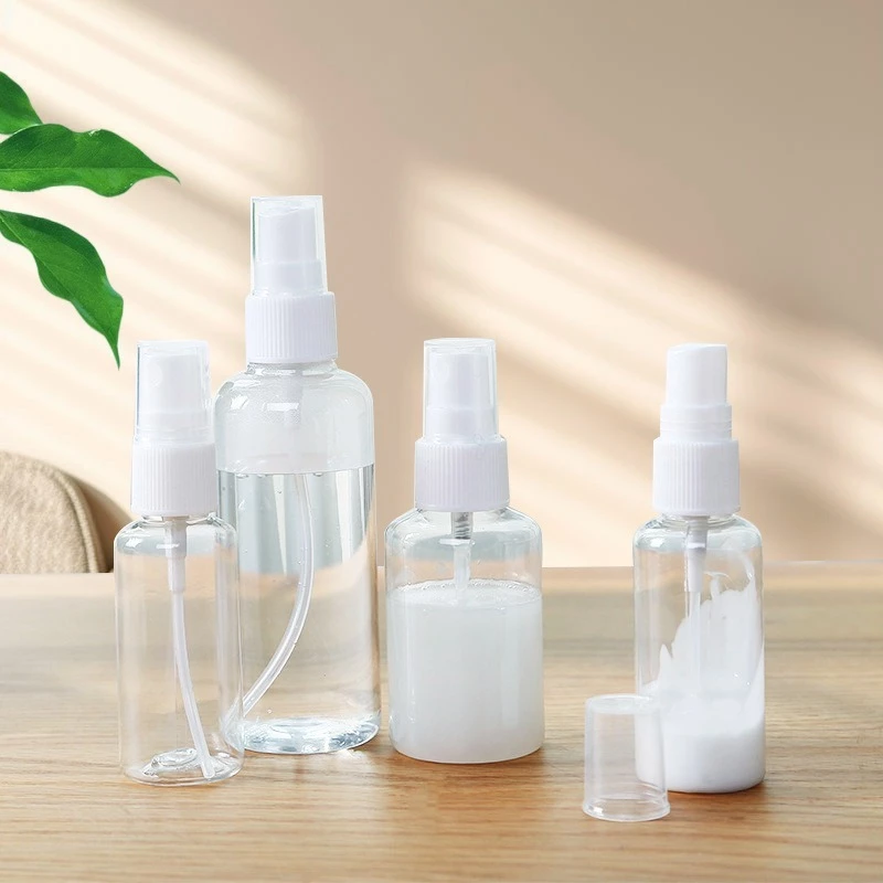 ขวดสเปรย์เปล่า ขวดสเปรย์พลาสติก สเปรย์ฉีด 6ขนาด 30ml.-120ml. ใส่ของเหลว น้ำหอม พกพาได้ ฝาขาว G2743 thumbnail 8