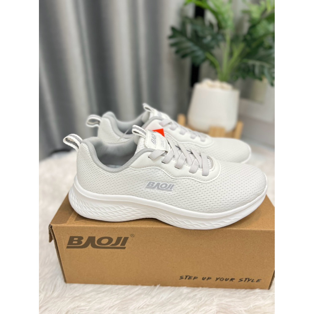 รองเท้าผ้าใบ บาโอจิแบบสวม ไม่ผูกเชือก ของแท้💯BJW1075 - รูปที่ 3