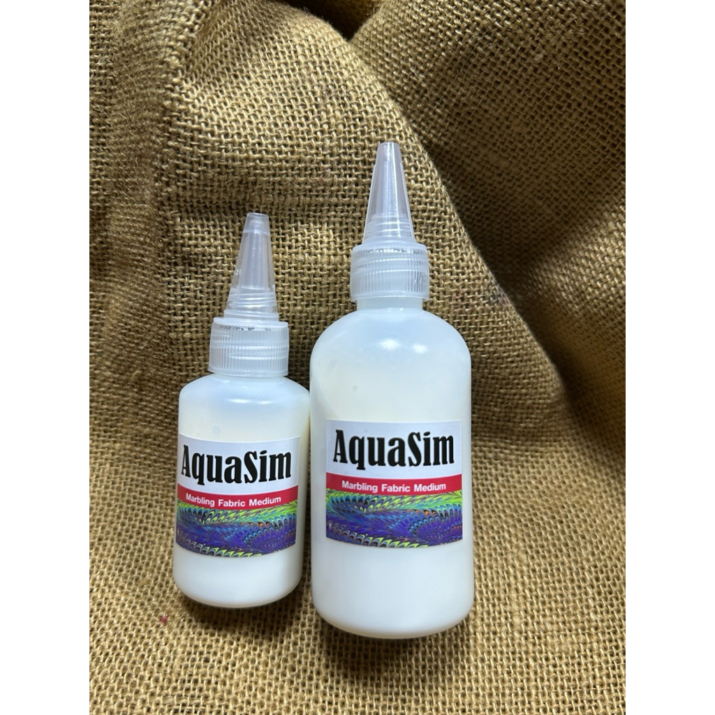 Marbling Fabric Medium Additive (textile medium)น้ำยาที่เพิ่มประสิทธิภาพในการยึดติดงานผ้าที่พิมพ์ด้ว