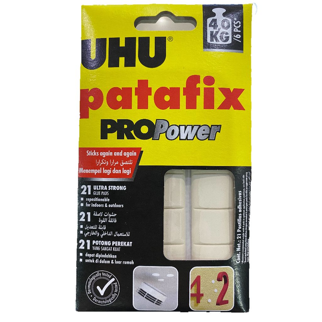 (KTS)กาวดินน้ำมัน UHU Patafix Propower 4kg.(ชนิดปั้น)