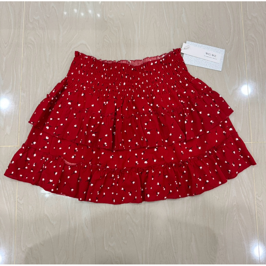 🌹🍁🍉กระโปรงงานป้าย WG.WE