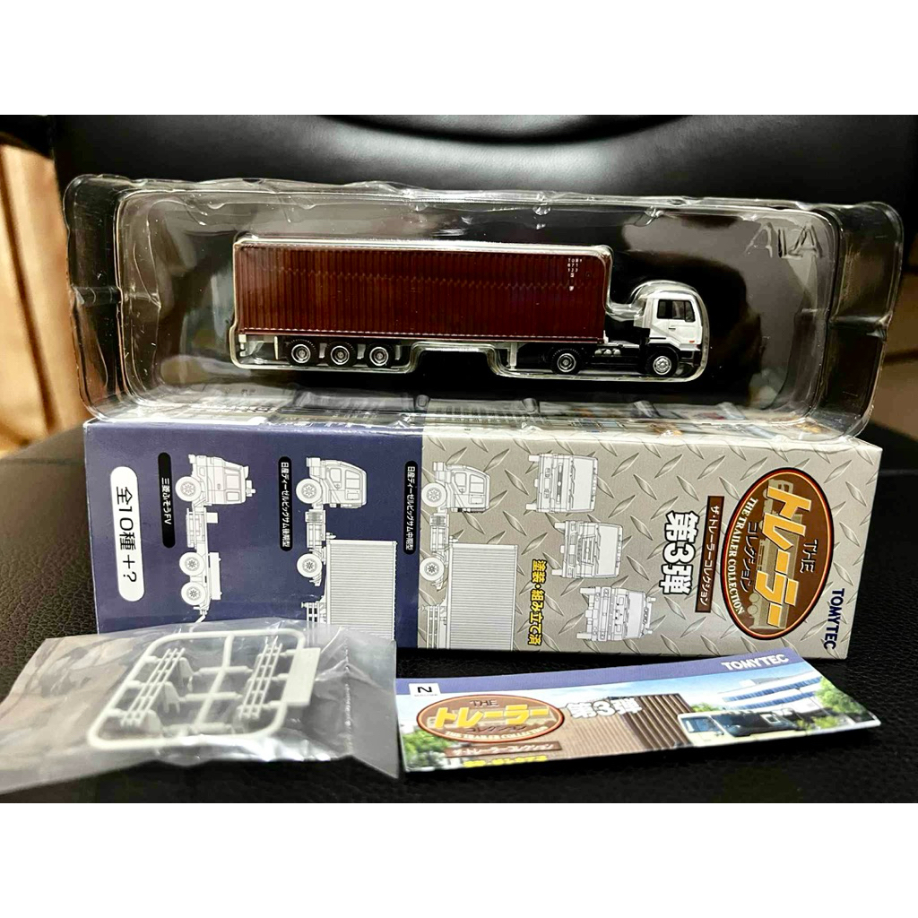 Tomytec 1/150 Trailer Collection : รถเทรลเลอร์ Nissan Diesel Bigsam บรรทุกตู้คอนเทนเนอร์ 40 ฟุต