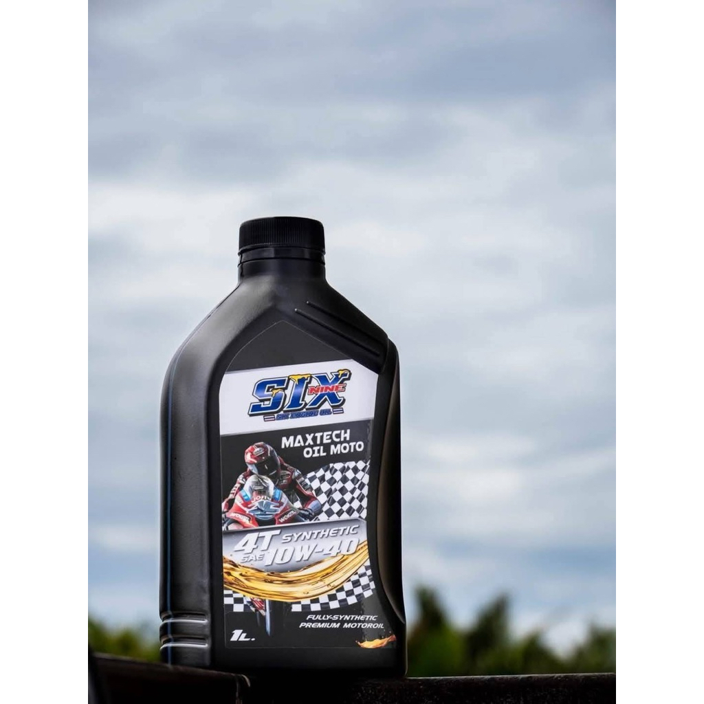 น้ำมันเครื่องสังเคราะห์แท้ 100% SIX ENGINE OIL  (มอเตอร์ไซค์)