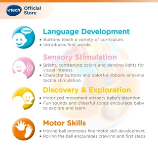 VTech Move & Crawl Ball วีเทค ของเล่นลูกบอลหัดคลาน ของเล่นเด็ก 6/ 9 /12 month toys ของเล่นเสริมพัฒนาการ 80-047313