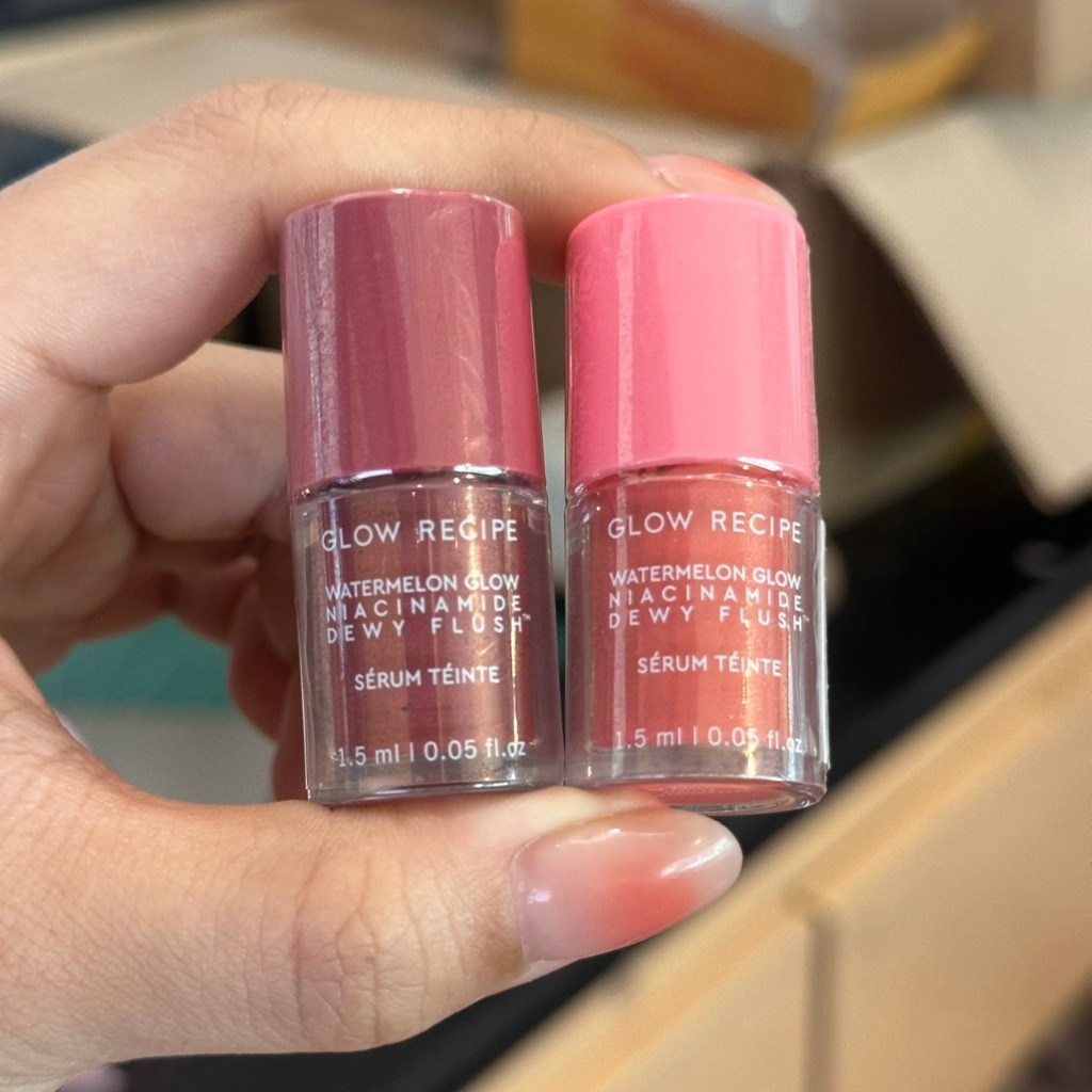 [ลด30% ใช้โค้ดไลฟ์/Shopee Video] พร้อมส่ง แท้ Glow Recipe Watermelon Flush 1.5ml Color Veil Gel Cream