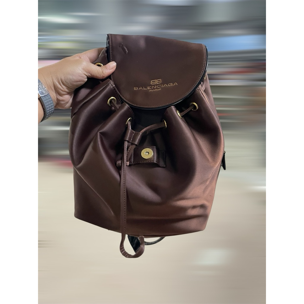 BALENCIAGA Backpack Nylon Brown (มือสอง/USE)