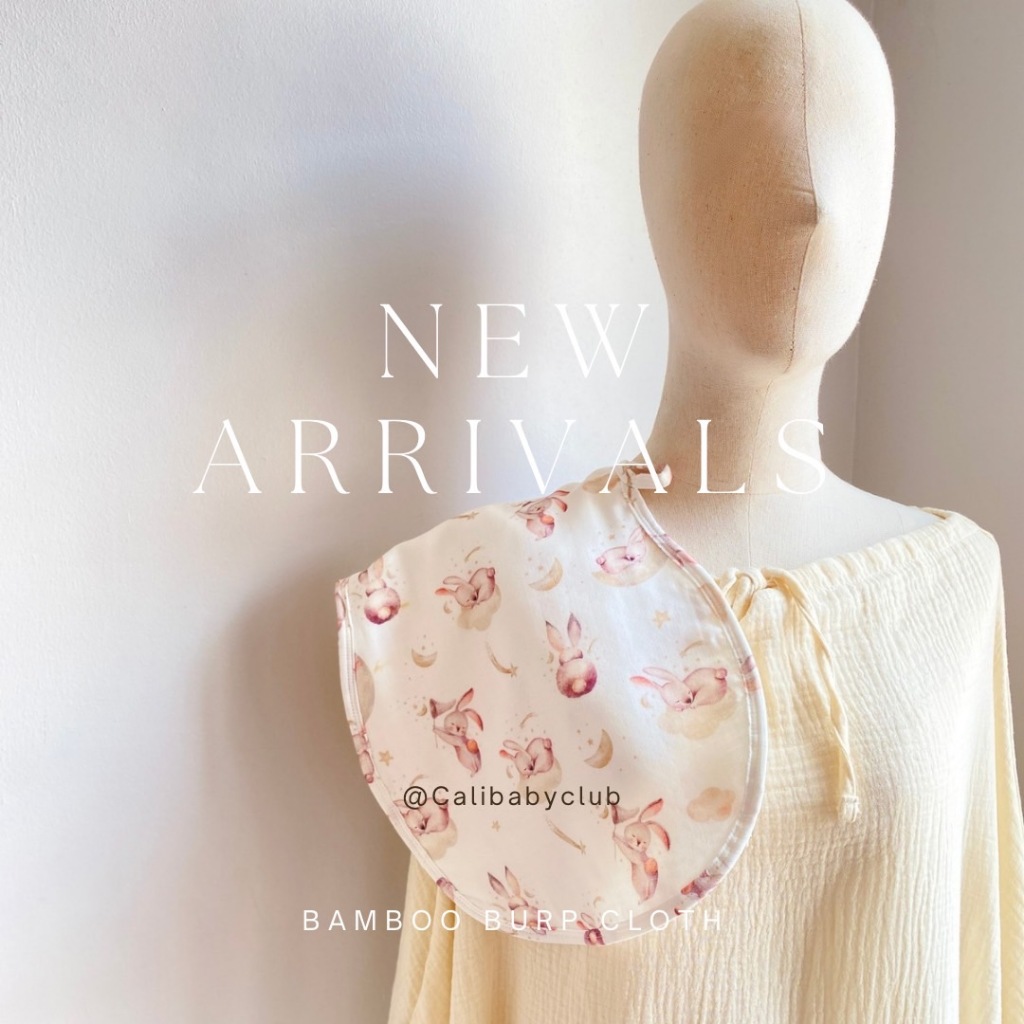 Cali ผ้าพาดบ่า อเนกประสงค์ Made from 70% bamboo fibre🌿ทอ 3 ชั้น *ป้าย Cali baby