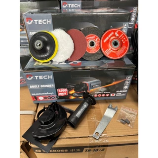 (คุ้มสุด) เครื่องเจียร์ไฟฟ้า D-TECH รุ่น DT-AG1000 เครื่องเจียรขนาด 4 นิ้ว เจียร์ เจียร์ไฟฟ้า รุ่น สายไฟยาวพิเศษ 10 เมตร