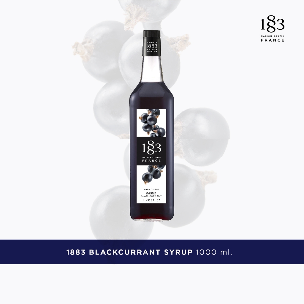 1883 Syrup น้ำเชื่อมกลิ่นแบล็คเคอเร้นท์ 1000 มล. (1883 BLACKCURRANT SYRUP 1000 ml.)