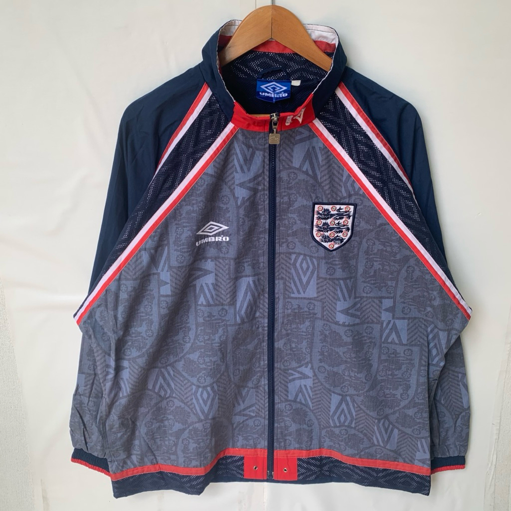 เสื้อคลุม Umbro England 1993-1995 Football Soccer Jacket Vintage
