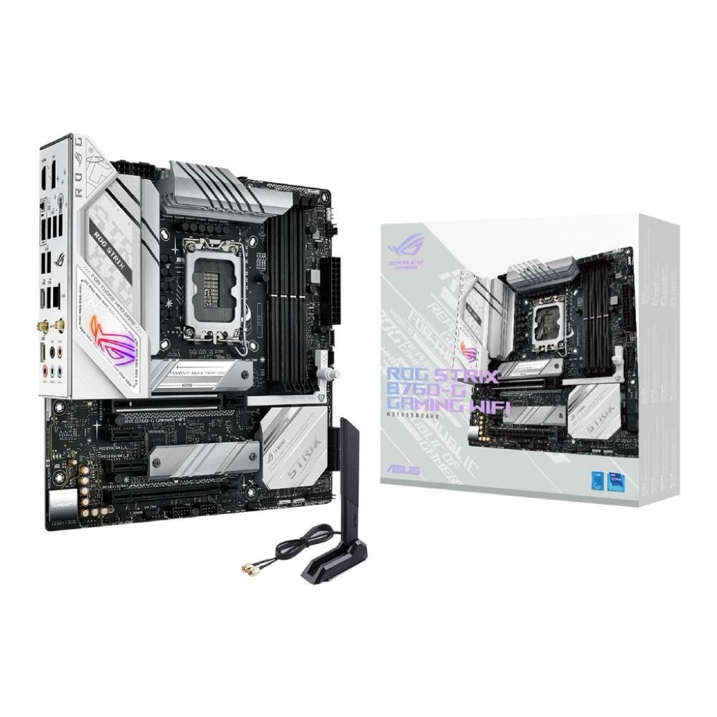 MAINBOARD ASUS ROG STRIX B760-G GAMING WIFI (DDR5) (SOCKET LGA 1700) (MICRO-ATX) (มือสอง)