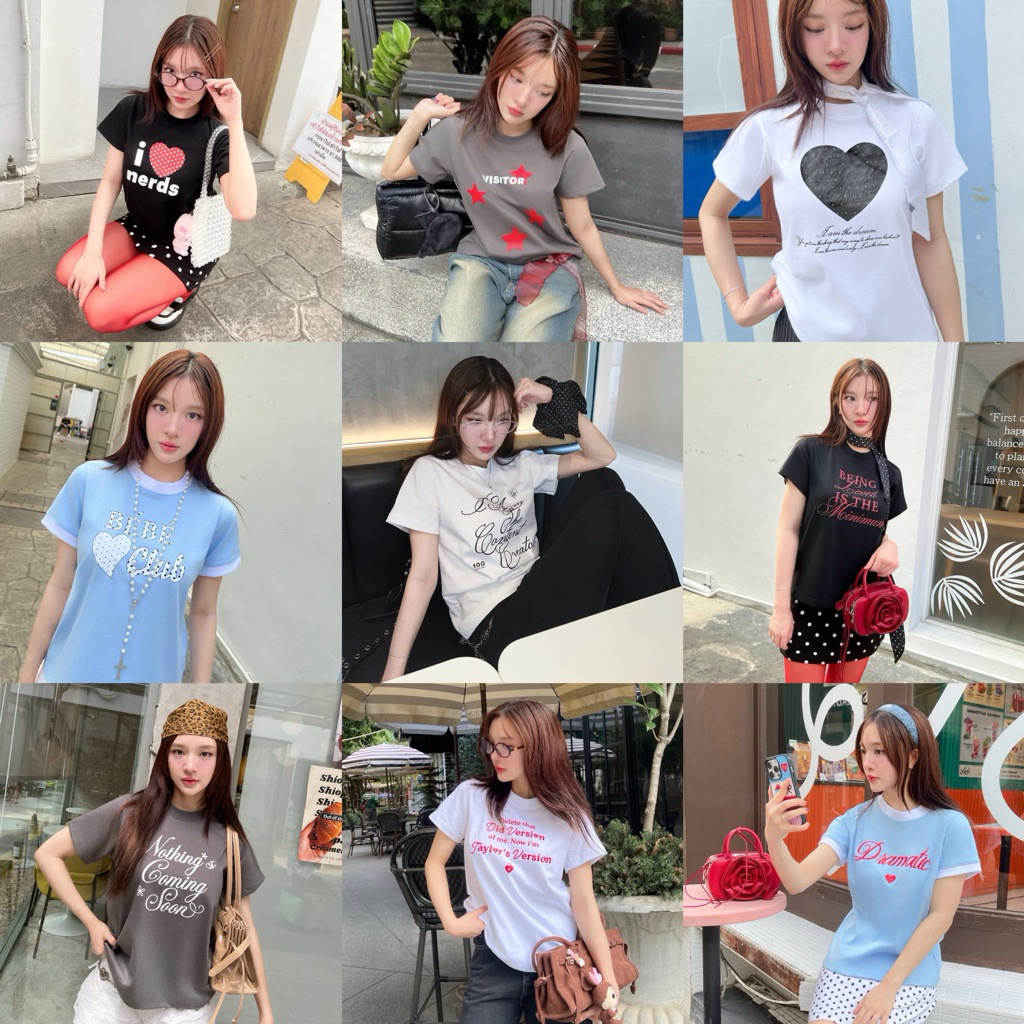 Oversize_closets [NEW] BOYISH TEE — เบบี้ทีทรงใหม่ อัพลุคใส่สบายมากขึ้น ทรงปล่อยไม่รัดรูป ยาวกว่าเดิม