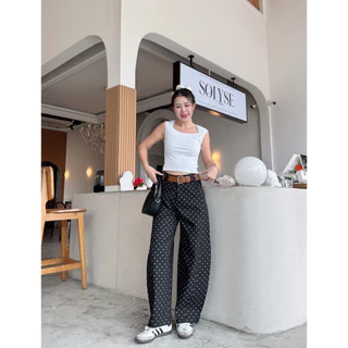 รุ่นใหม่ !NEW HONEY-BEE BALLOON PANTS! ทรงขากระบอกบอลลูน* (อ่านรายละเอียดก่อนสั่งซื้อ)