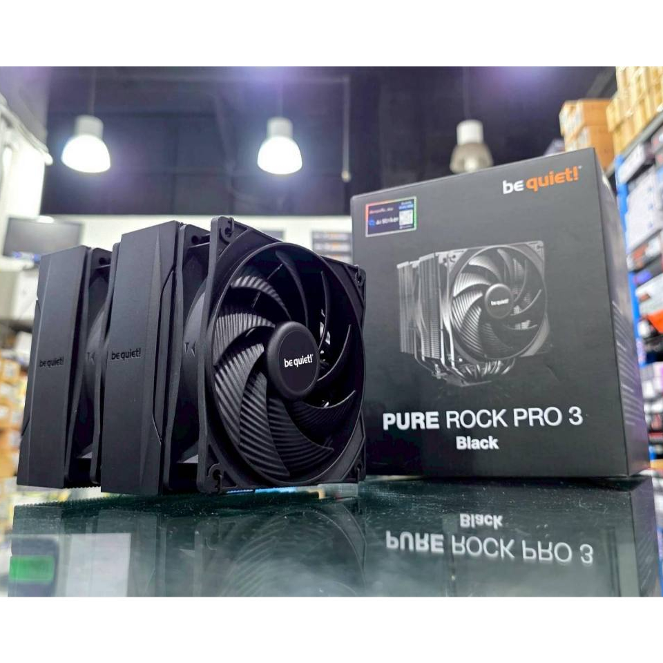 BE QUIET PURE ROCK PRO 3 BLACK CPU AIR COOLER
