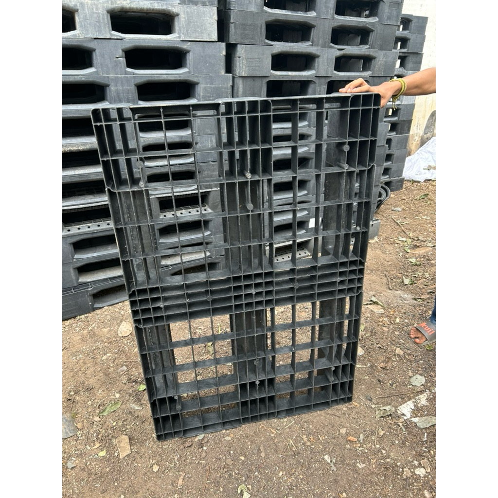 พาเลท มือ2ขนาด120x80x16เซนติเมตร  วางของรับน้ำหนักได้สูงสุด1ตัน