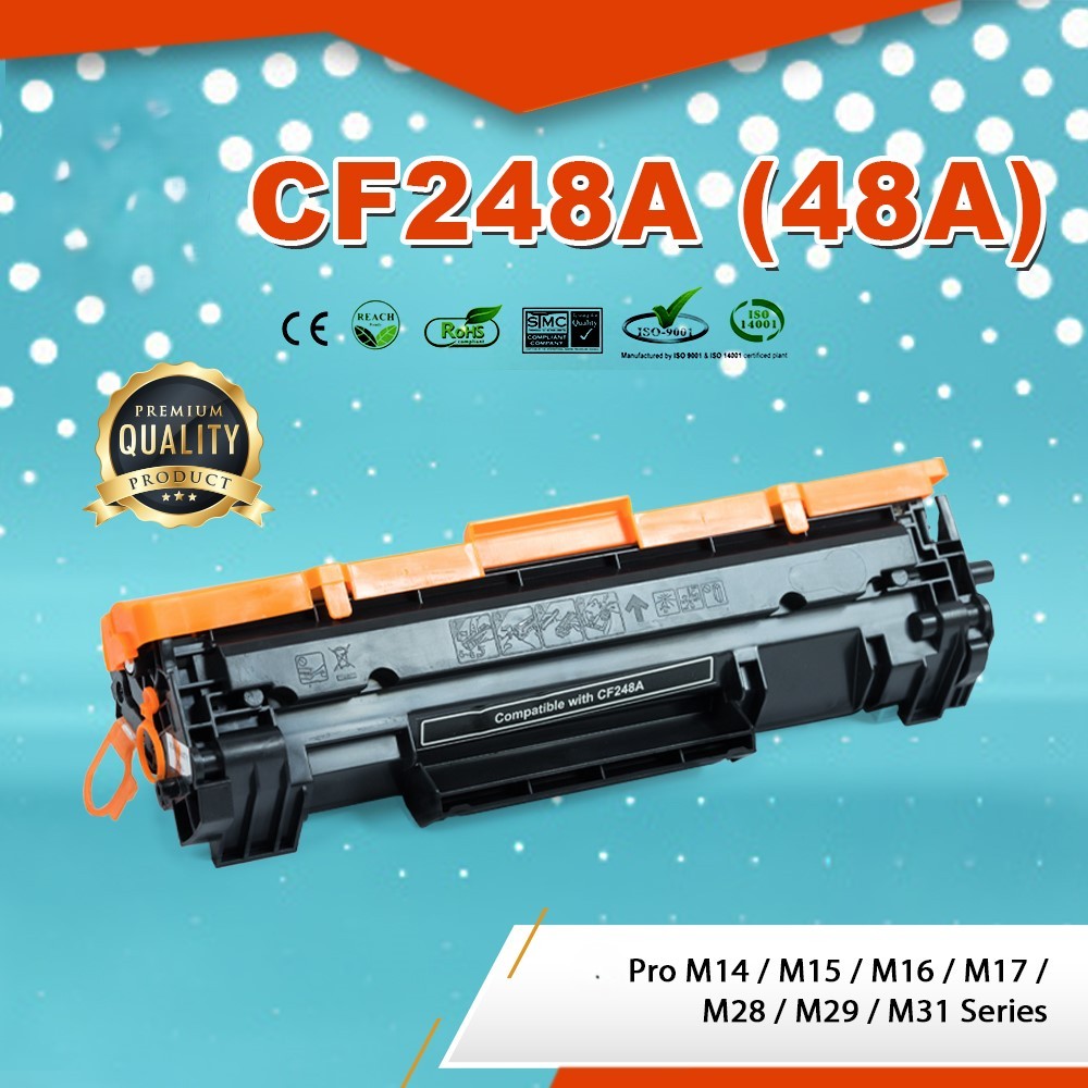 CF248A, CF248(48A), 48A,  หมึก ตลับหมึกพิมพ์เลเซอร์ ตลับหมึกโทนเนอร์ เทียบเท่า ใช้กับ HP LaserJet Pro M15 /M16 /M17 /M28