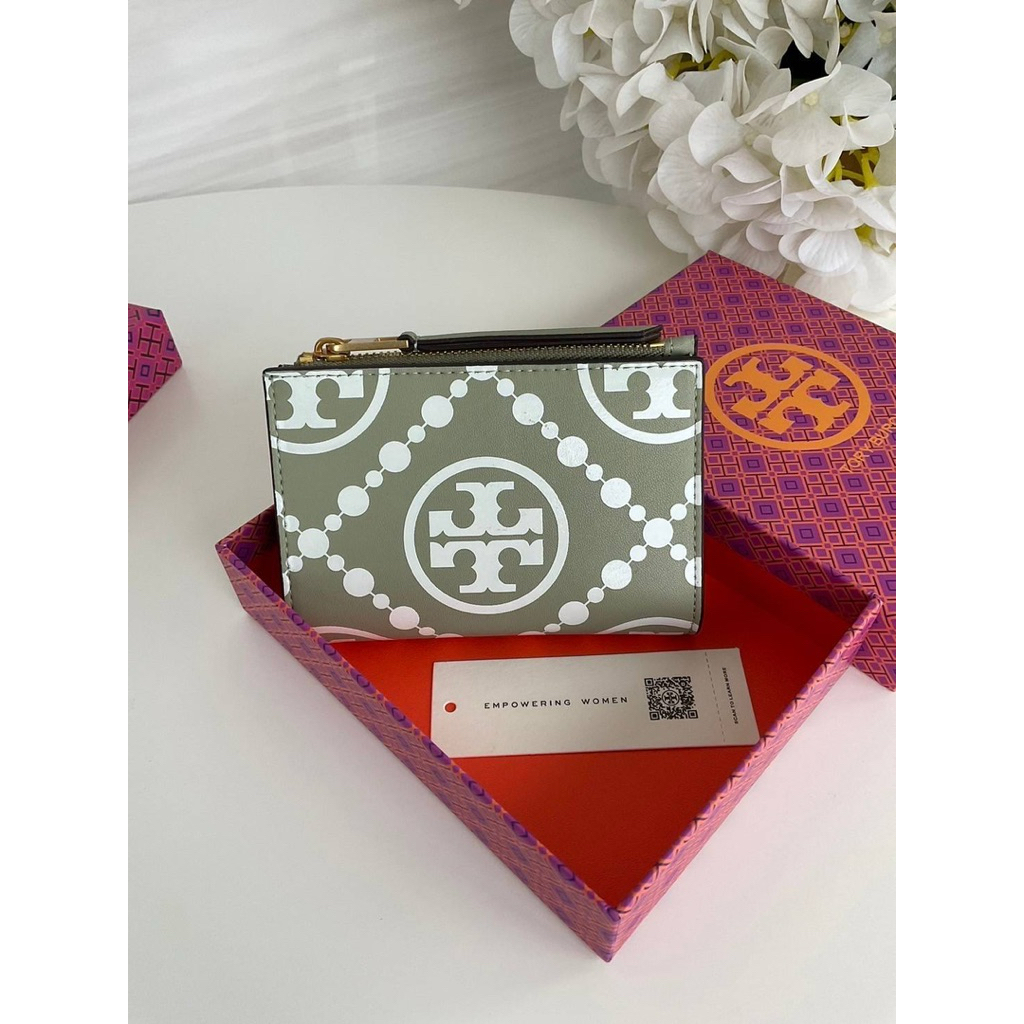Tory Burch Top Zip Card Case