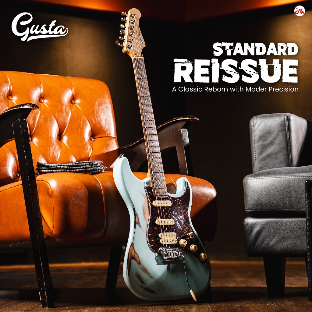Gusta GST Standard Reissue Electric Guitar กีตาร์ไฟฟ้า ประกันศูนย์ Music Arms