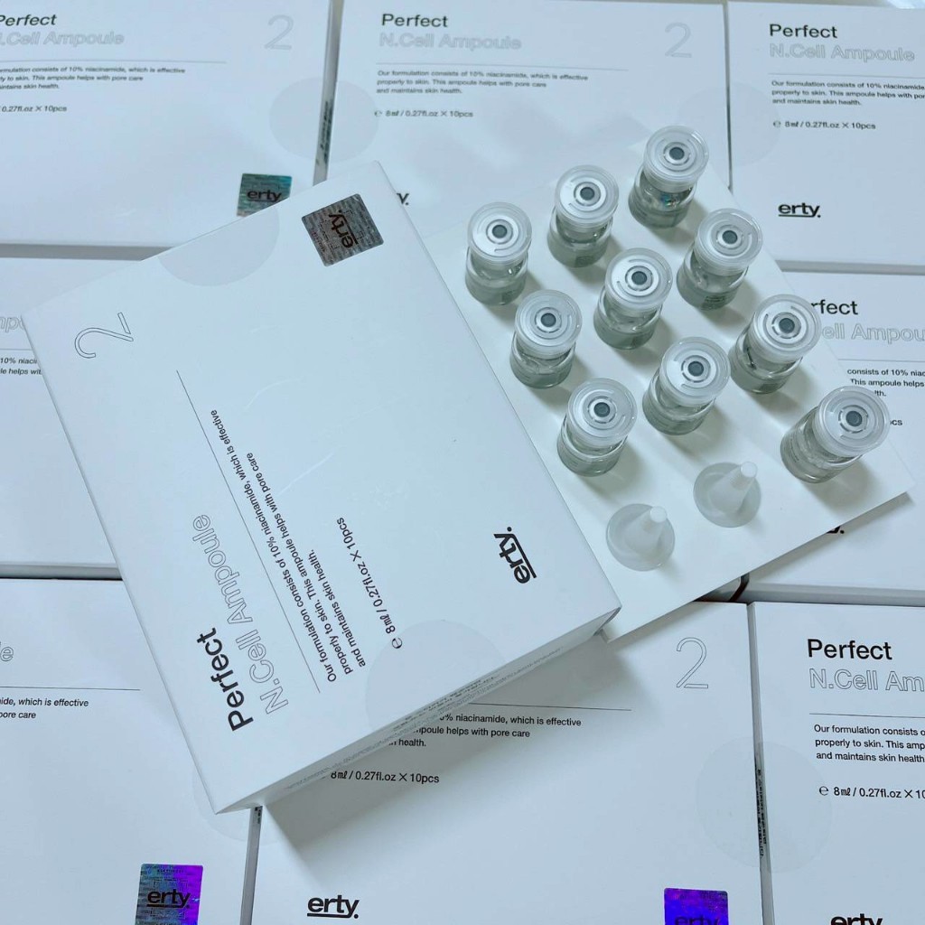(🌼แท้ / พร้อมส่ง🌼) Erty.Perfect N.Cell Ampoule Set [ 8ml x 10 ชิ้น ]