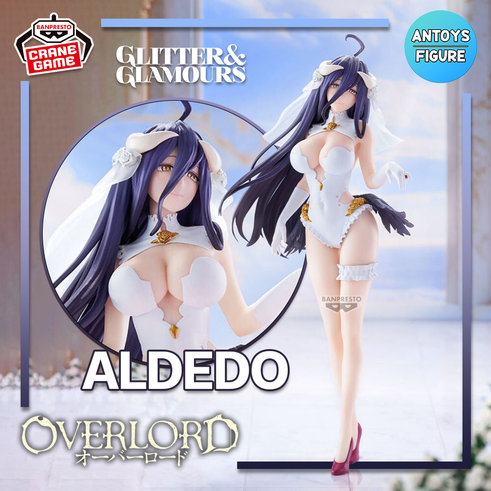 [เปิดจอง] ฟิกเกอร์ ของแท้ (Lot 🇯🇵) Overlord Glitter & Glamours Albedo (Wedding Ver.) Figure