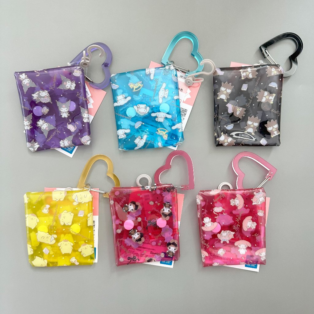 [พร้อมส่งในไทย] Shimamura x Sanrio Coin Cases พวงกุญแจกระเป๋าใส่เหรียญ ของแท้ 100% จากญี่ปุ่น